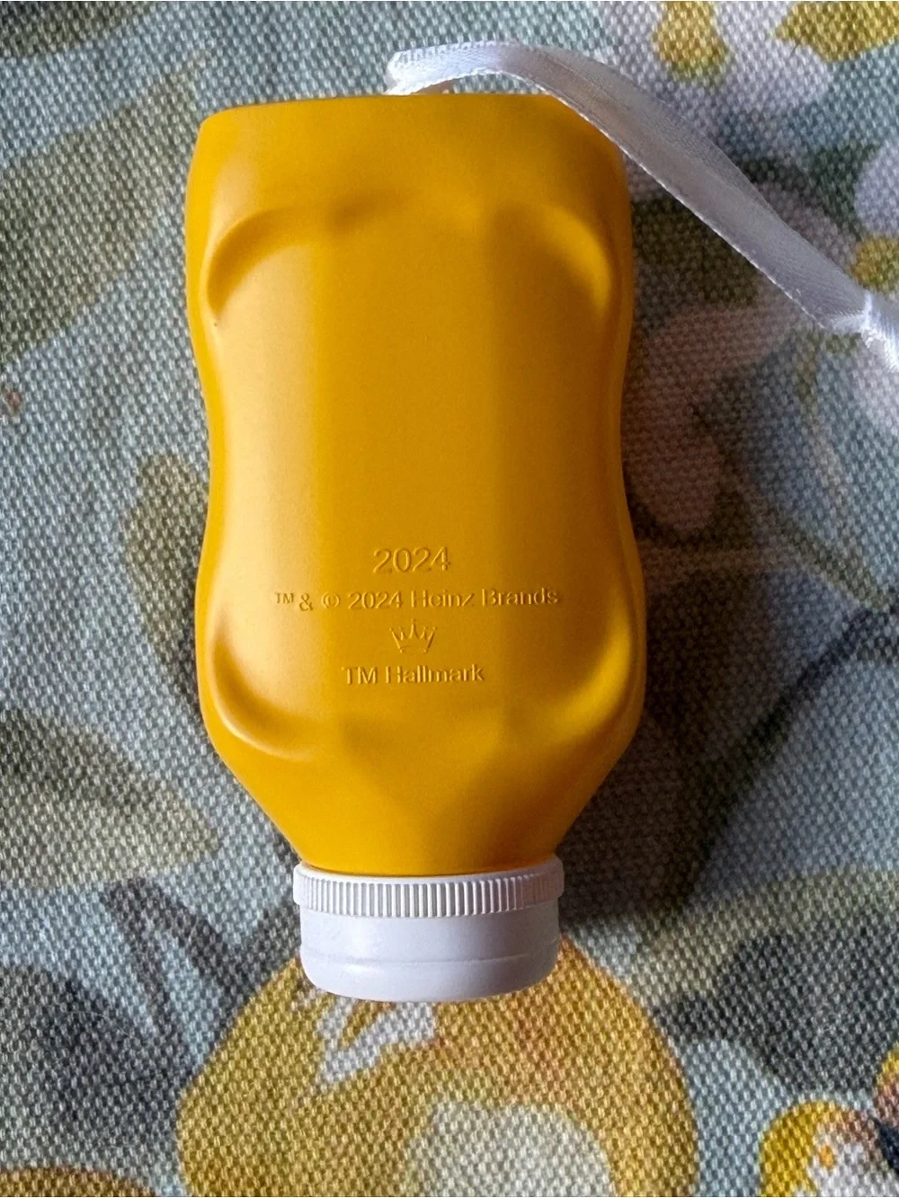 🌭 HALLMARK KEEPSAKE HEINTZ YELLOW MUSTARD ORNAMENT 🌭  NWT 🌭